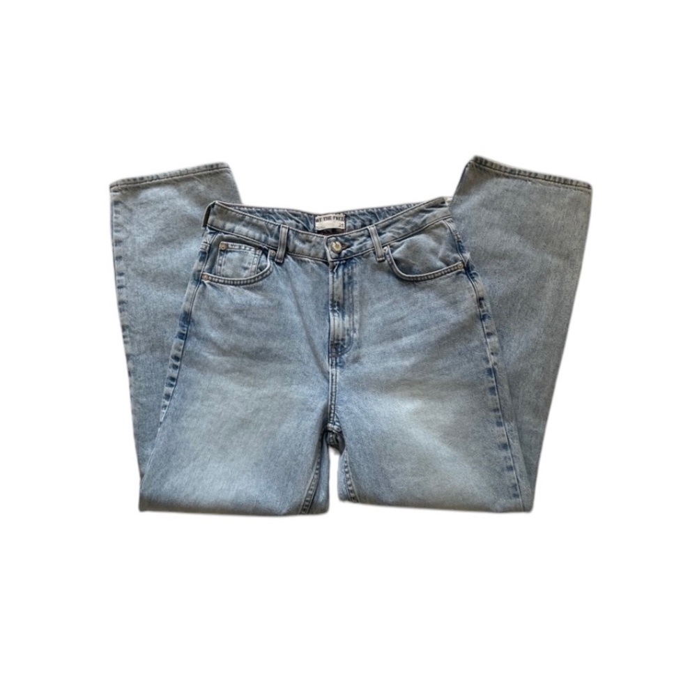 We The Free Light Blue Straight Leg Jeans - Picture 2 of 10
